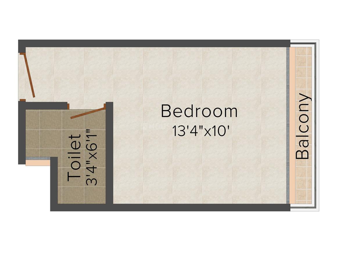 1 BHK Studio Apartment