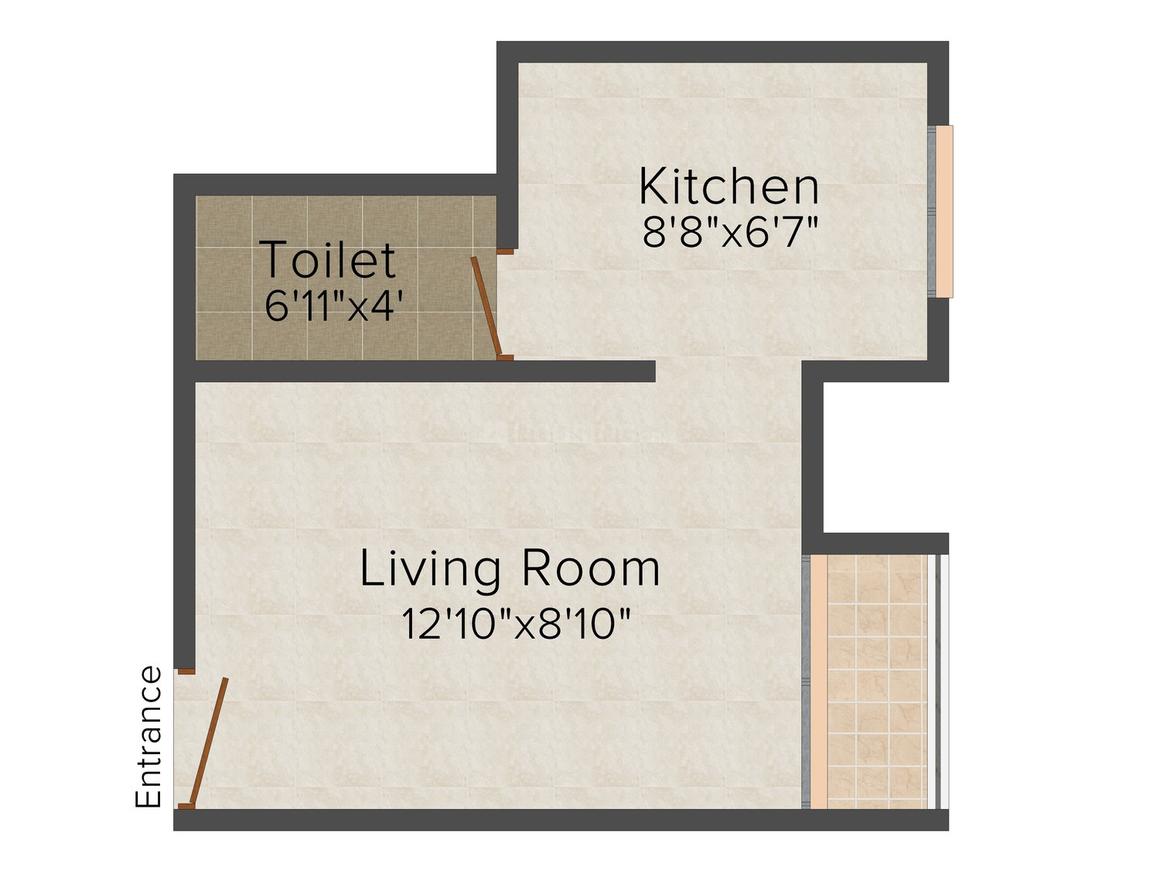 1 RK Apartment