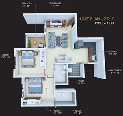 2 BHK Apartment