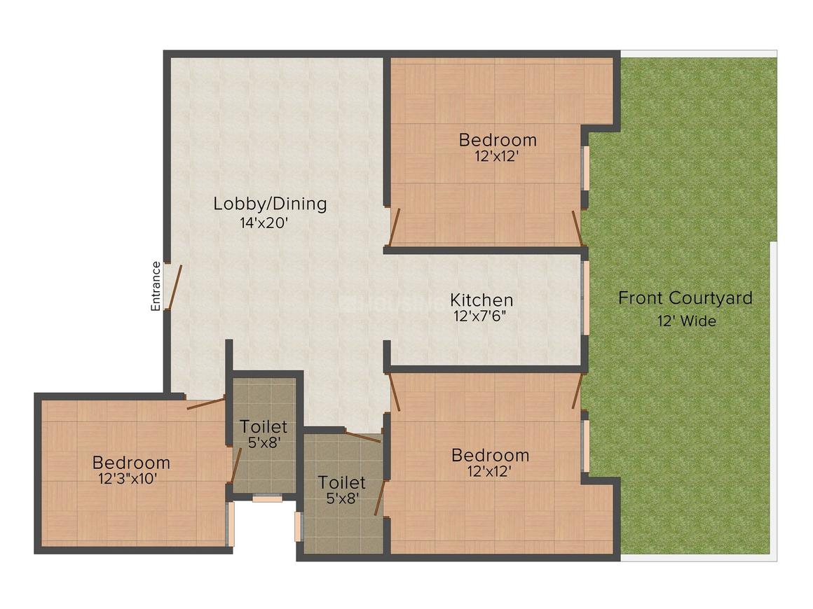 3 BHK Independent Floor