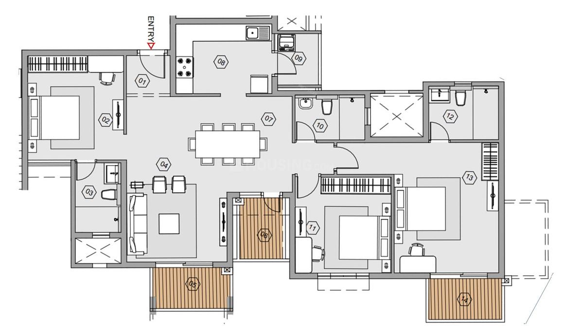 Purva Park Hill Wing A - Image 13