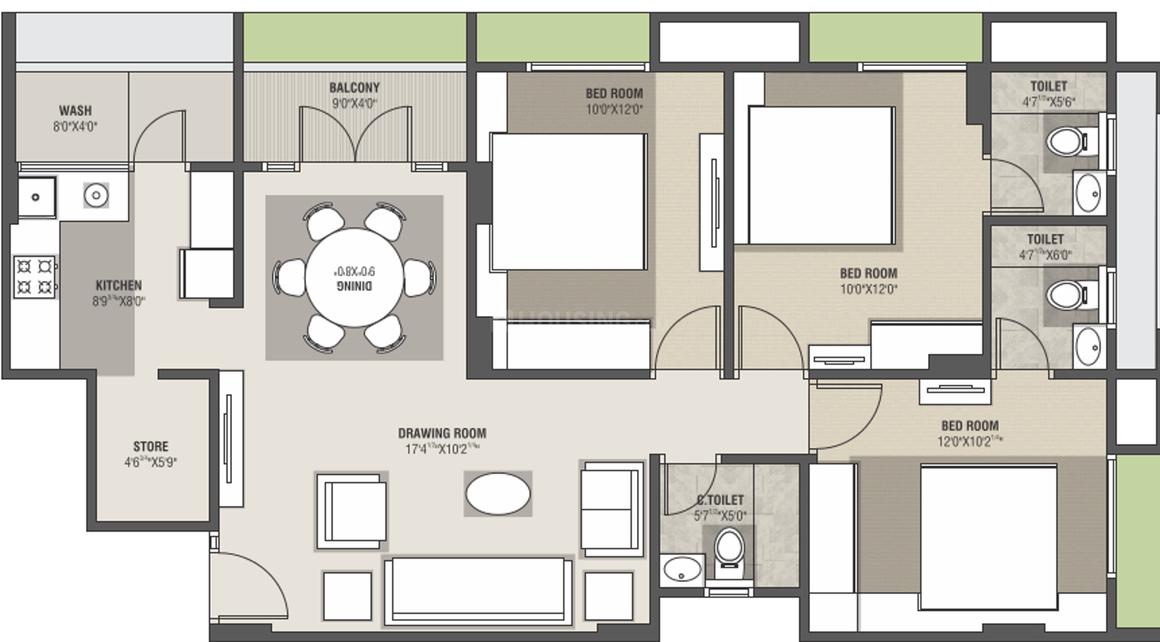 3 BHK Apartment
