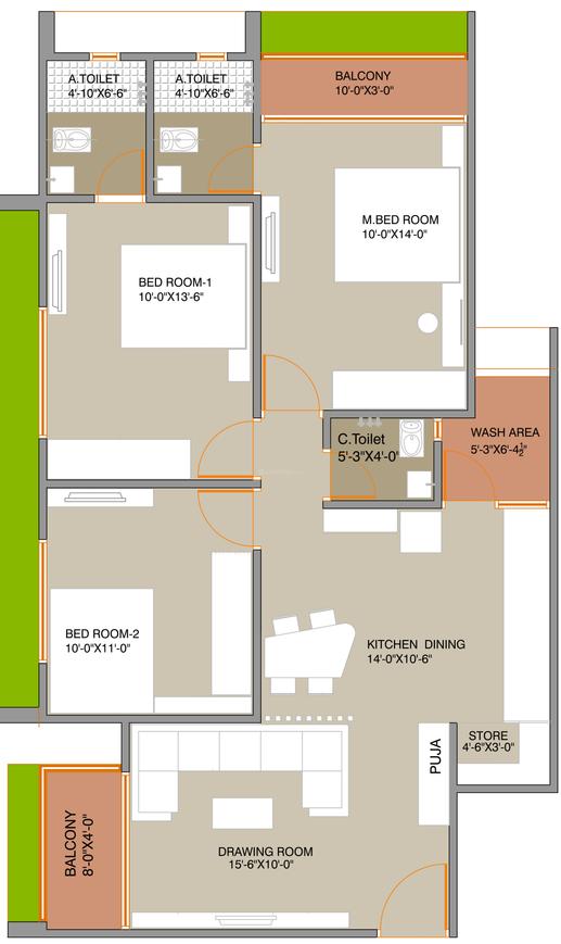 Elenza Green Greenwood in Bopal, Ahmedabad Price, Reviews & Floor Plan