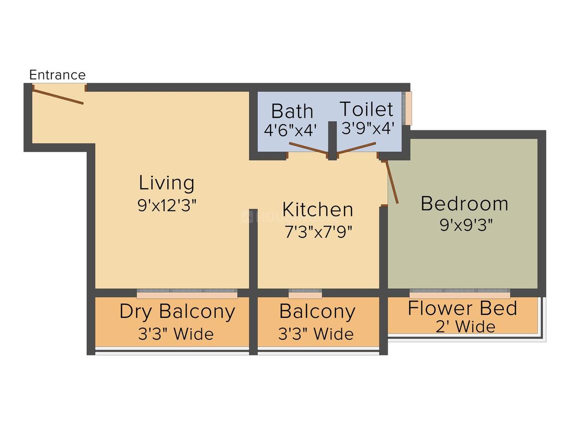 1 BHK Apartment