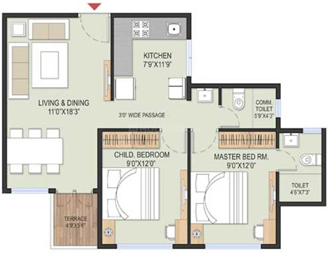 2 BHK Apartment