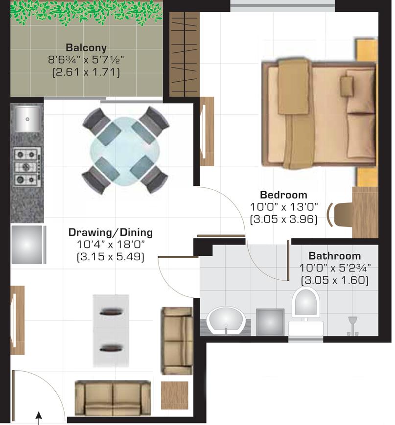 1 BHK Apartment