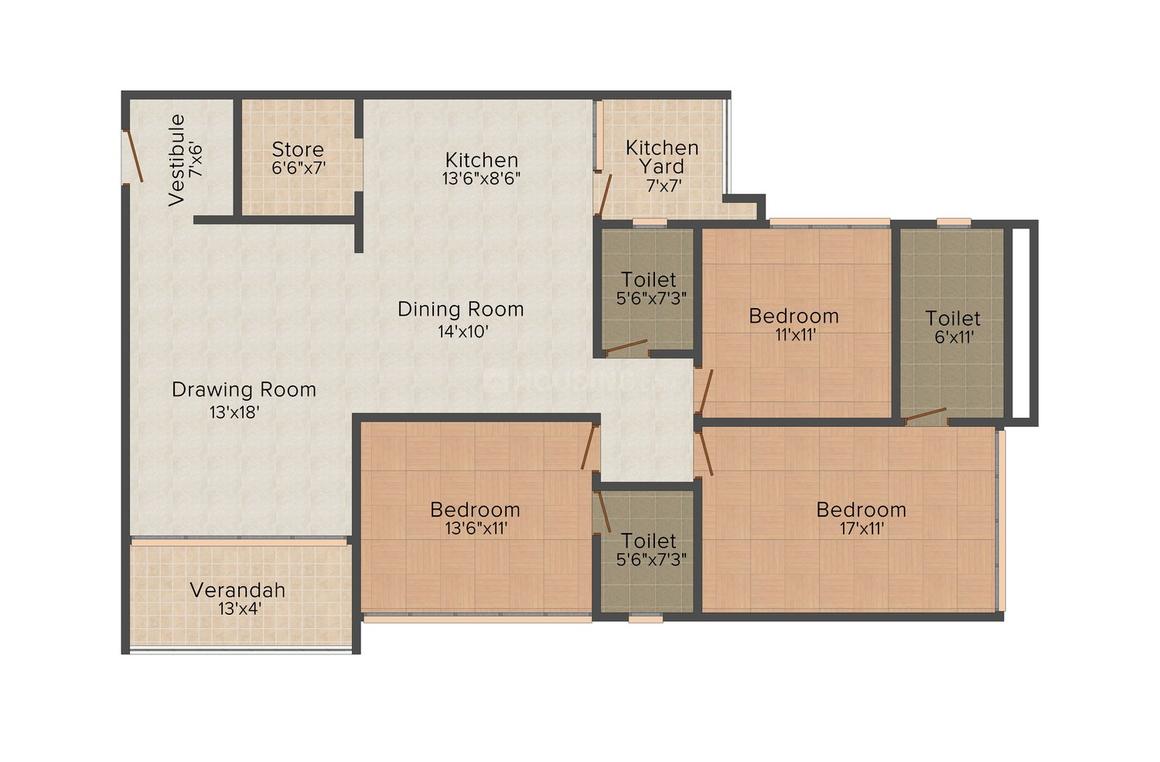 3 BHK Apartment