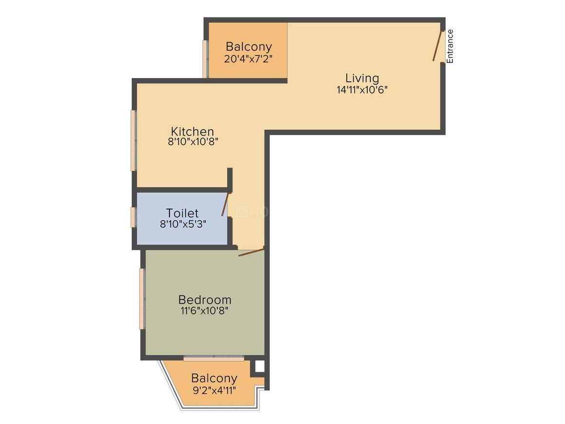 1 BHK Apartment
