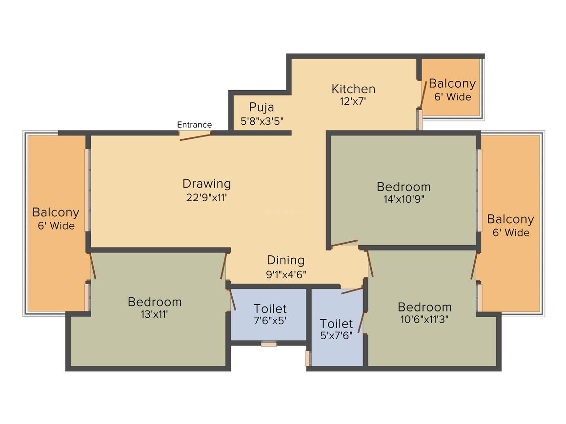 3 BHK Apartment