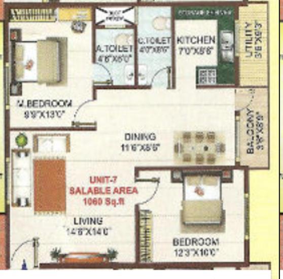2 BHK Apartment