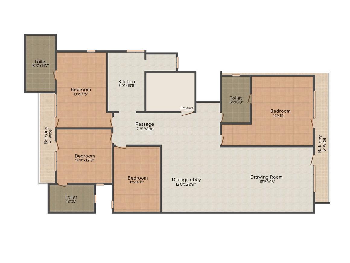 4 BHK Independent Floor