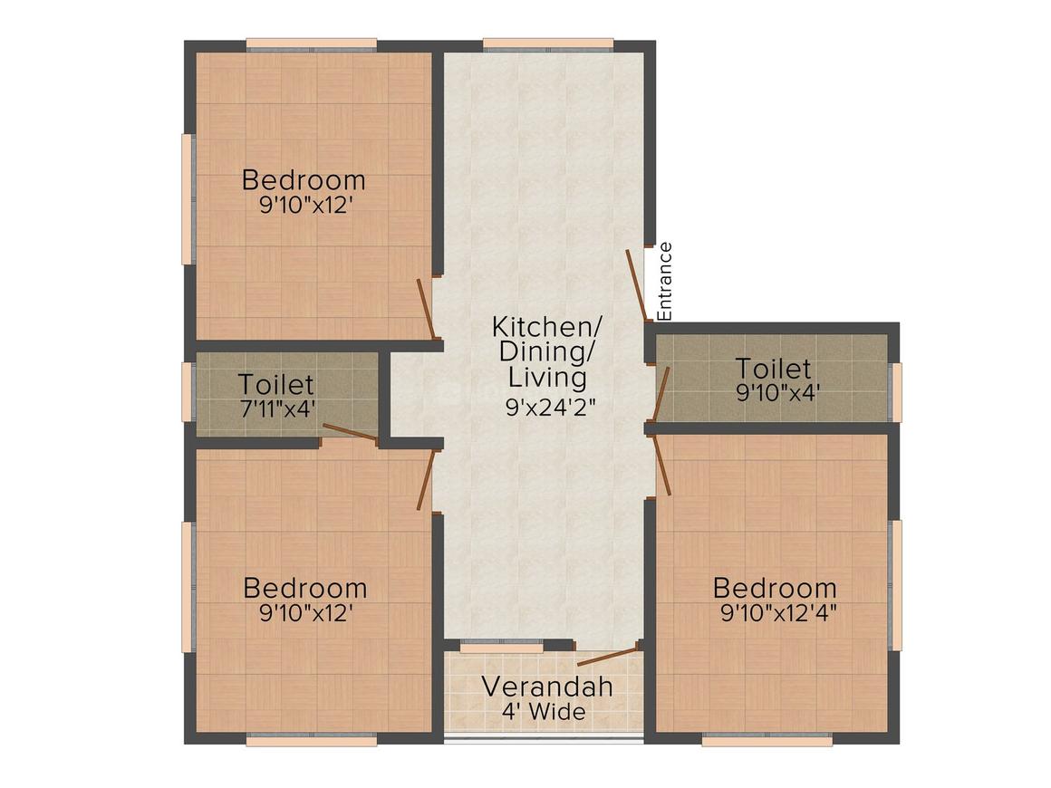 3 BHK Apartment