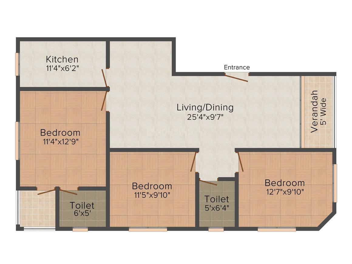 3 BHK Apartment