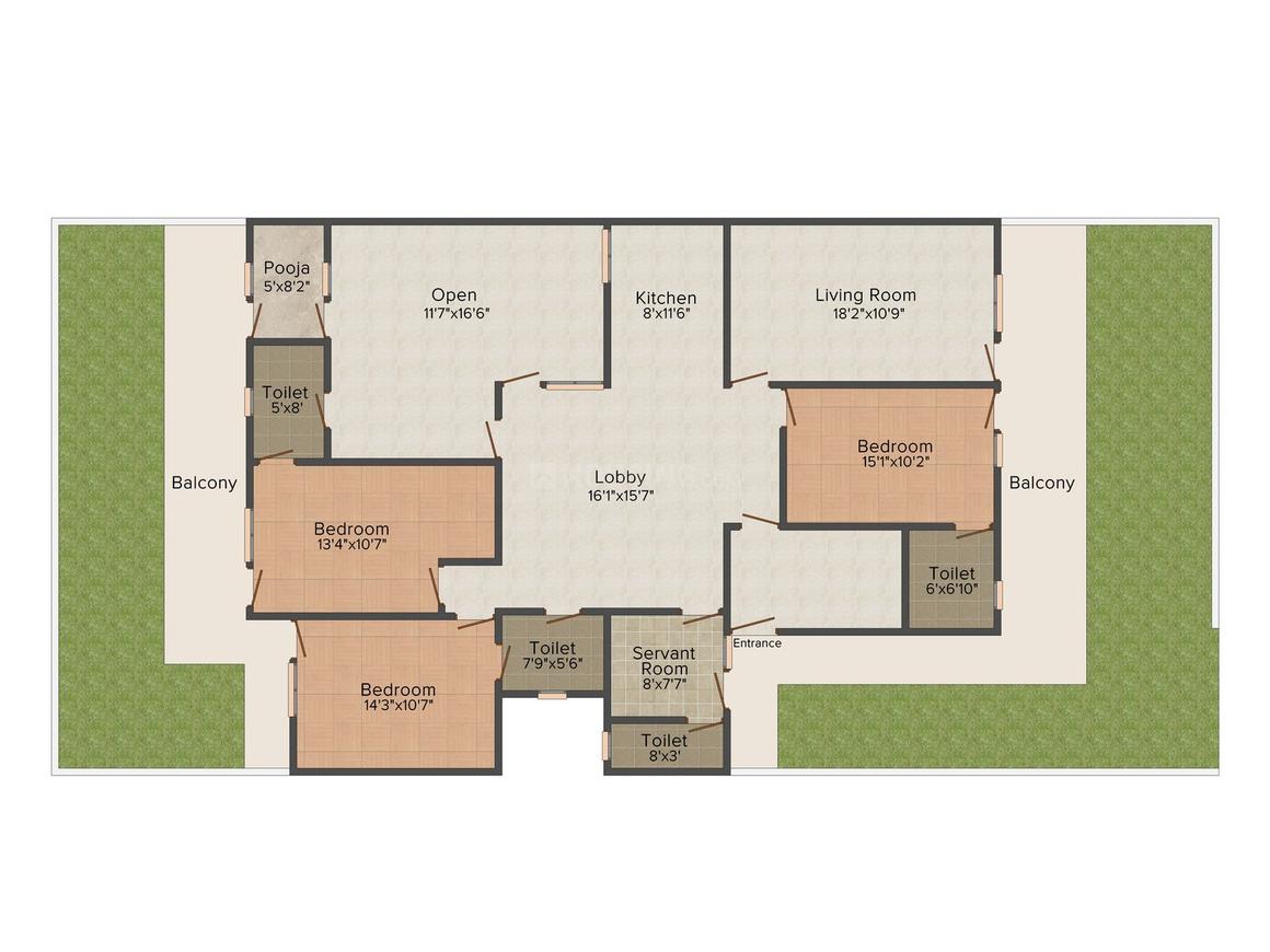 3 BHK Independent Floor