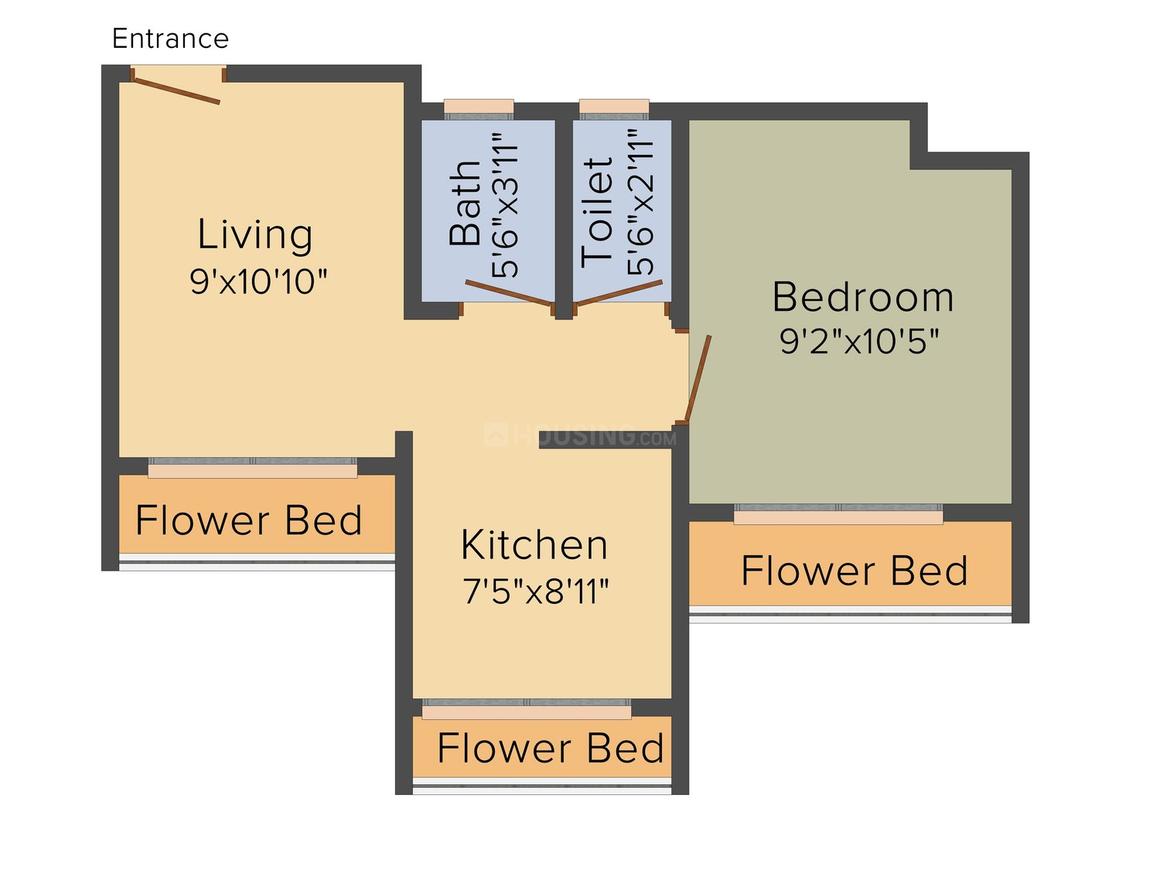 1 RK Apartment