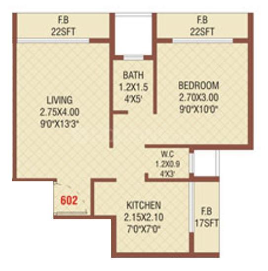 1 BHK Apartment