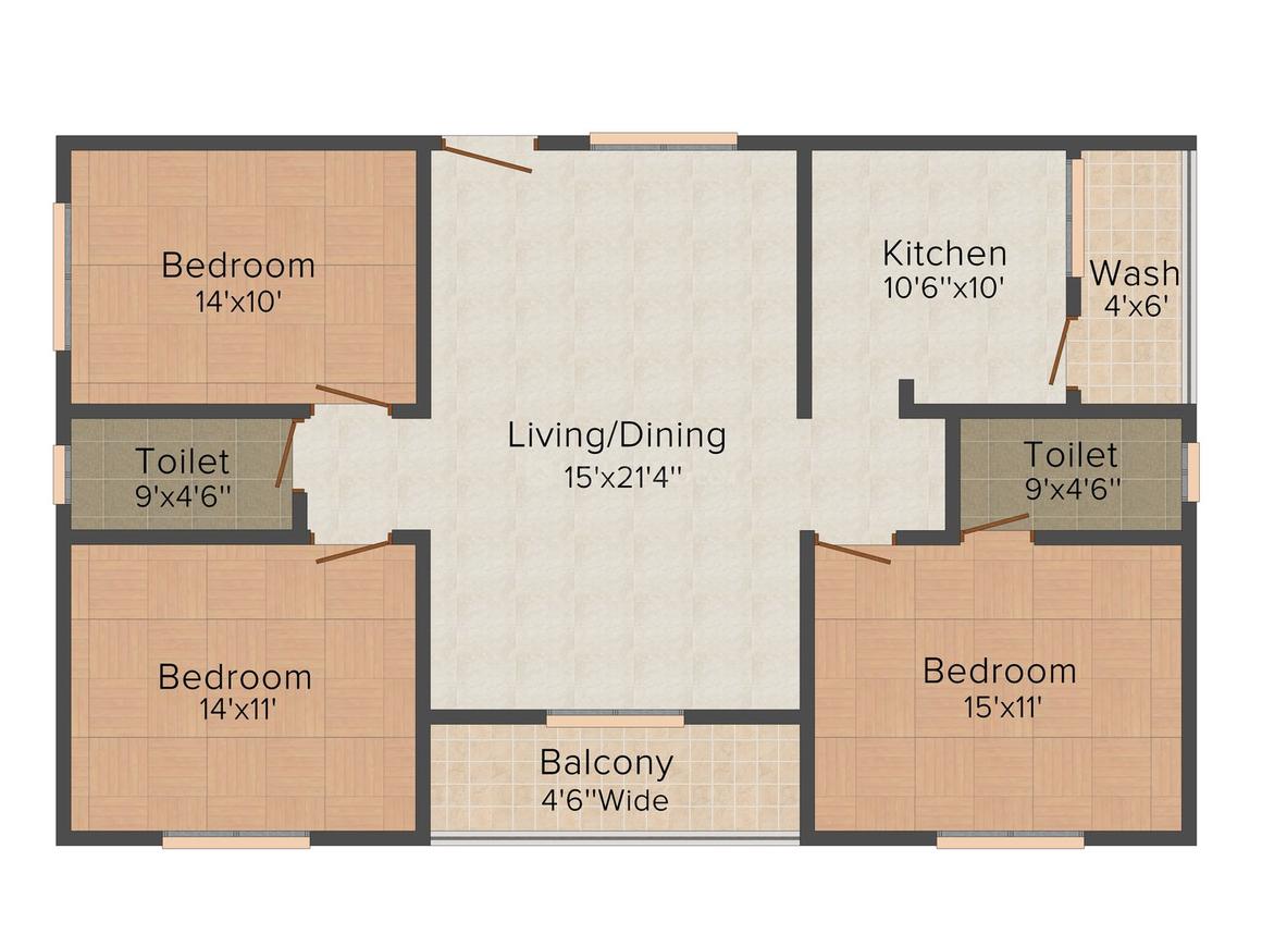 3 BHK Apartment