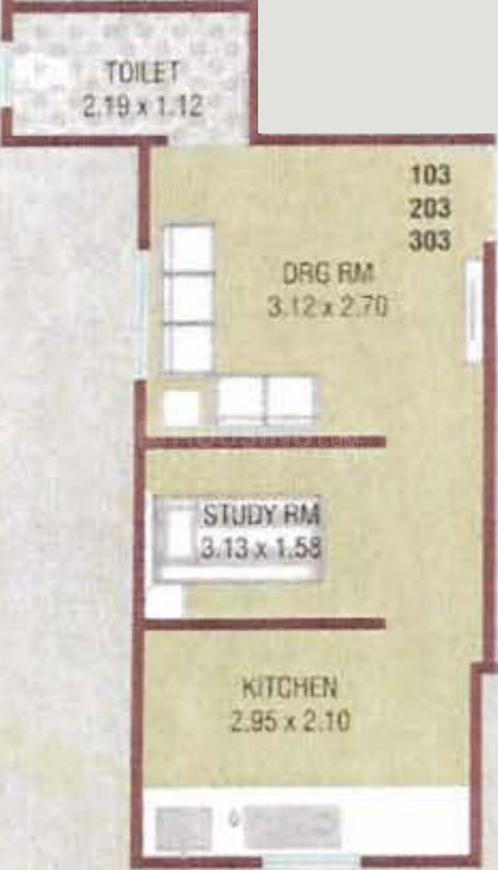 1 RK Apartment