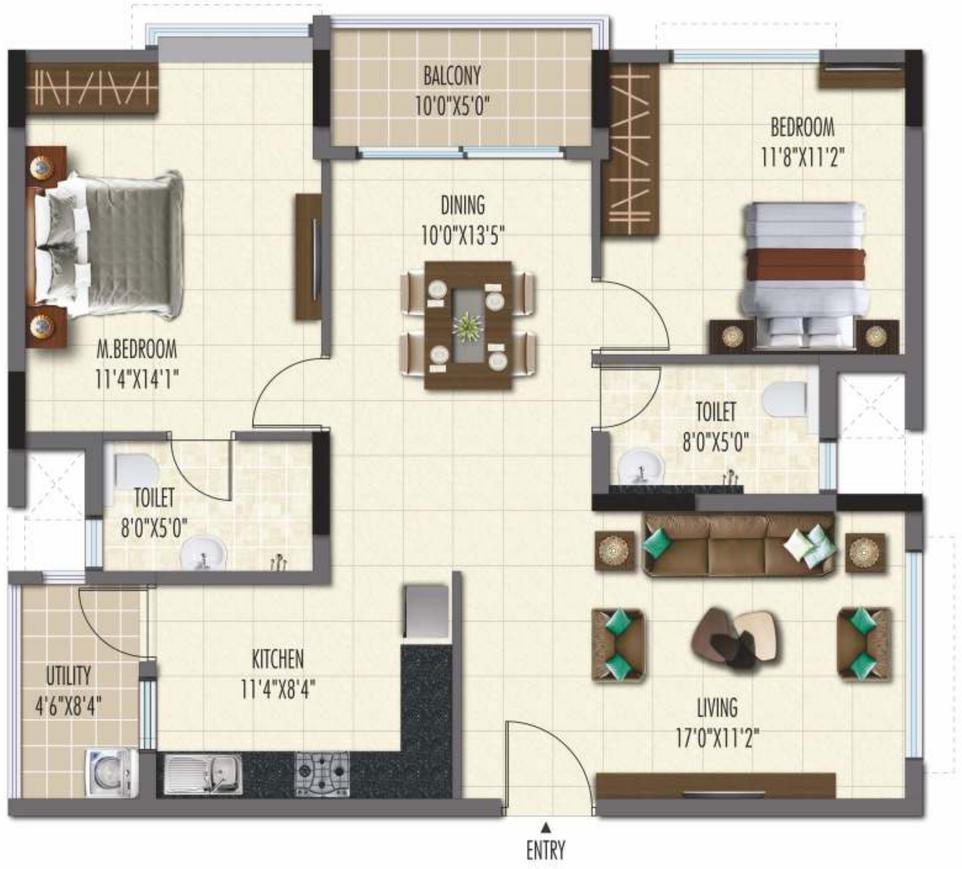 2 BHK Apartment