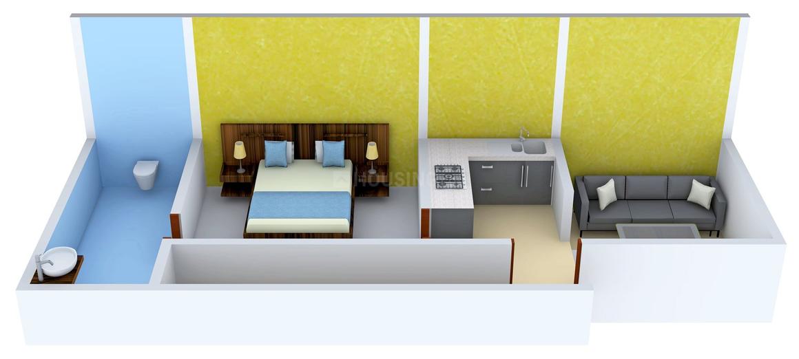 1 RK Studio Apartment