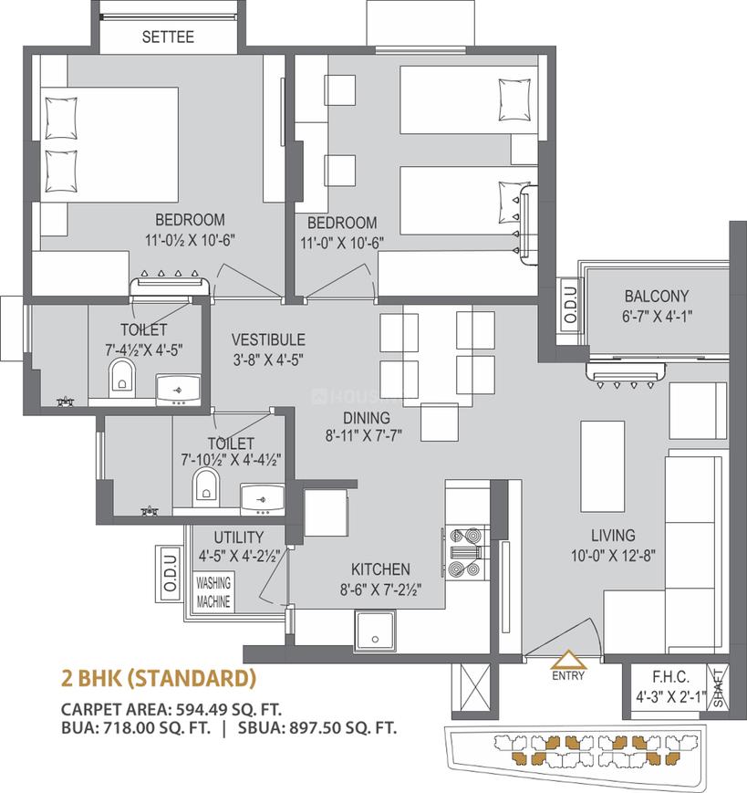 2 BHK Apartment