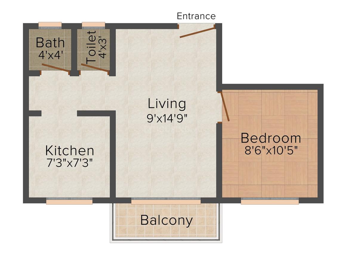 1 BHK Apartment