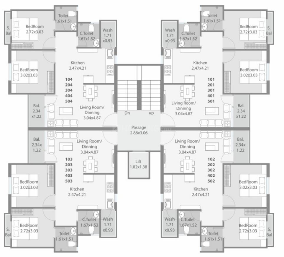 2 BHK Apartment