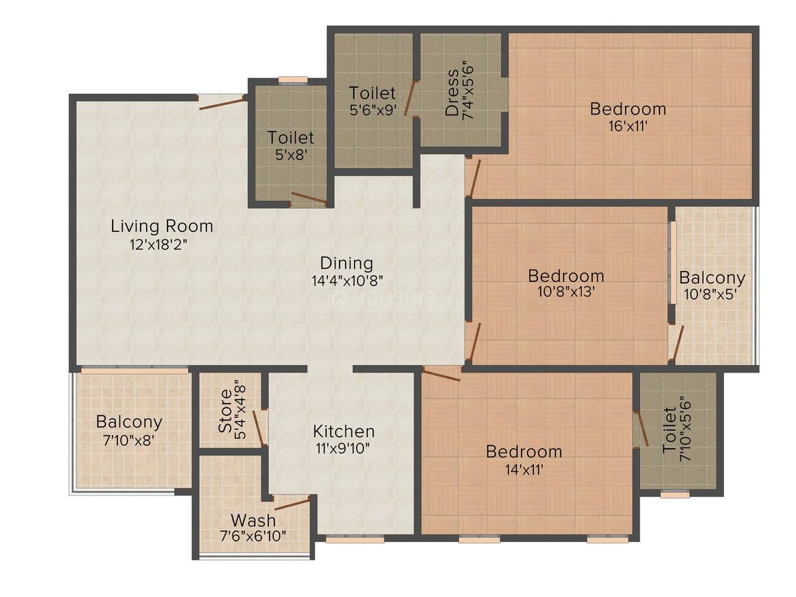 3 BHK Apartment