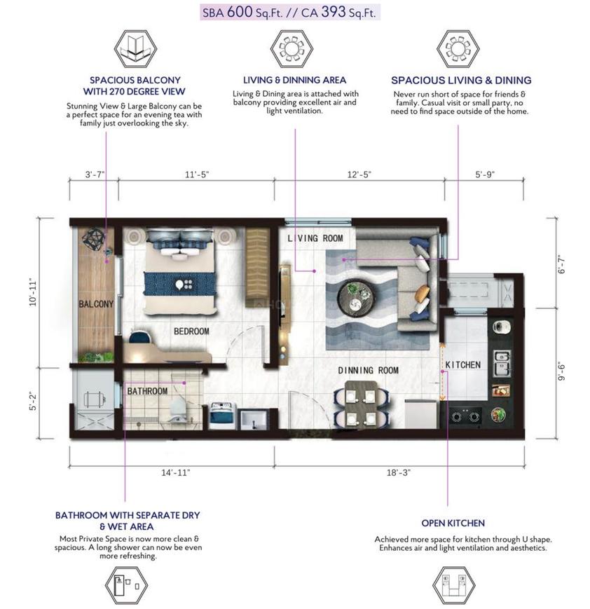 1 BHK Apartment