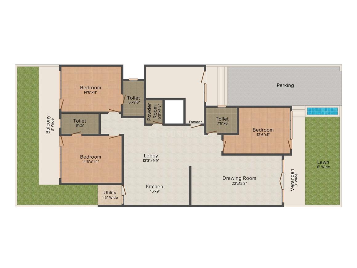 3 BHK Independent Floor
