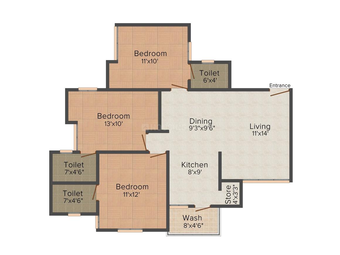 3 BHK Apartment