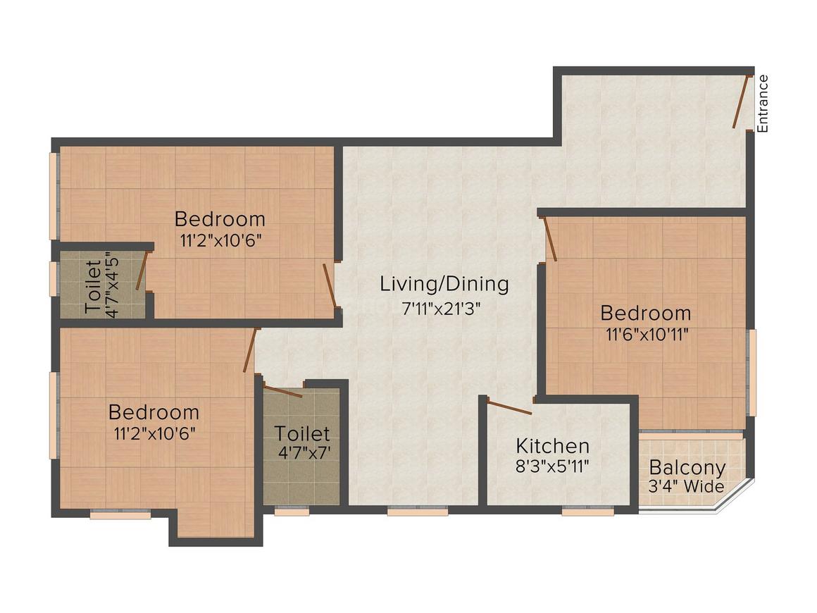 3 BHK Apartment