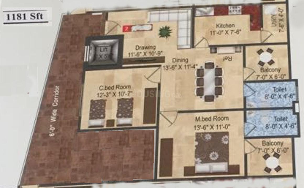 2 BHK Apartment
