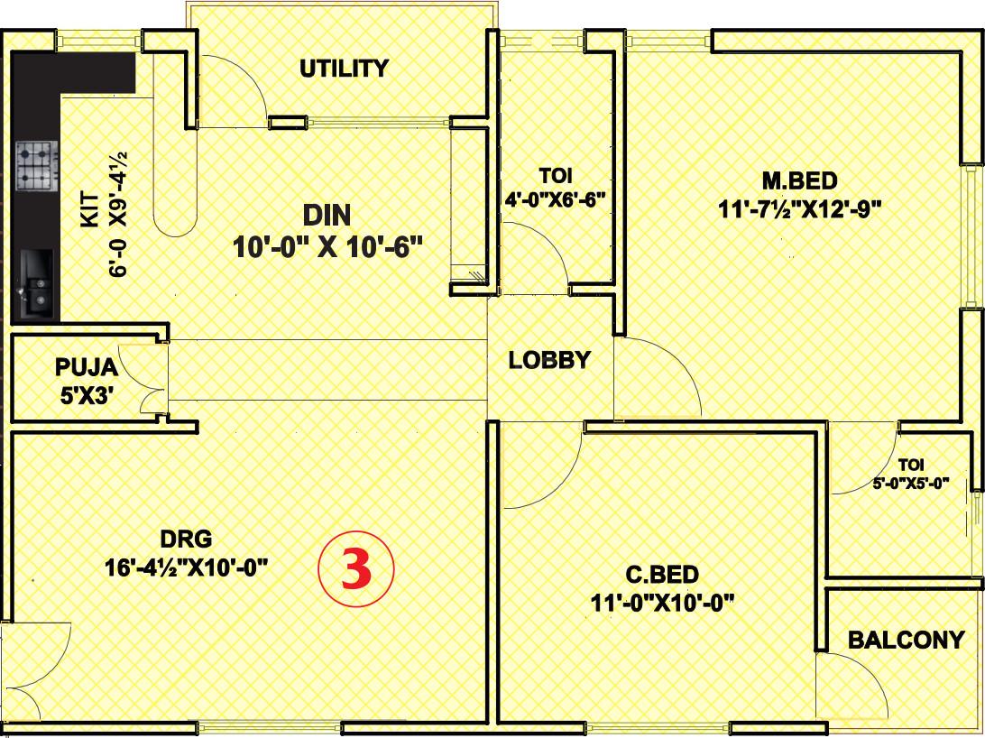 2 BHK Apartment