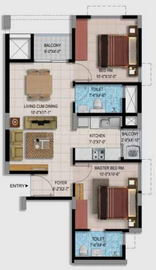 2 BHK Apartment