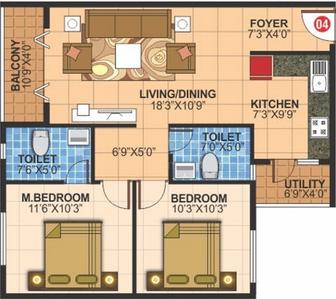 Floor Plan Durga Petals Bhk Rent BHK Flat For Sale In Kandivali
