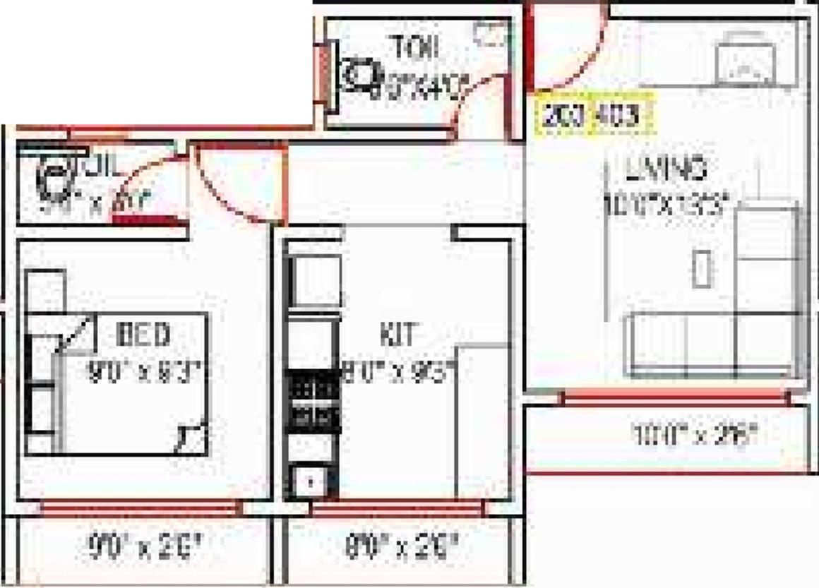 1 BHK Apartment