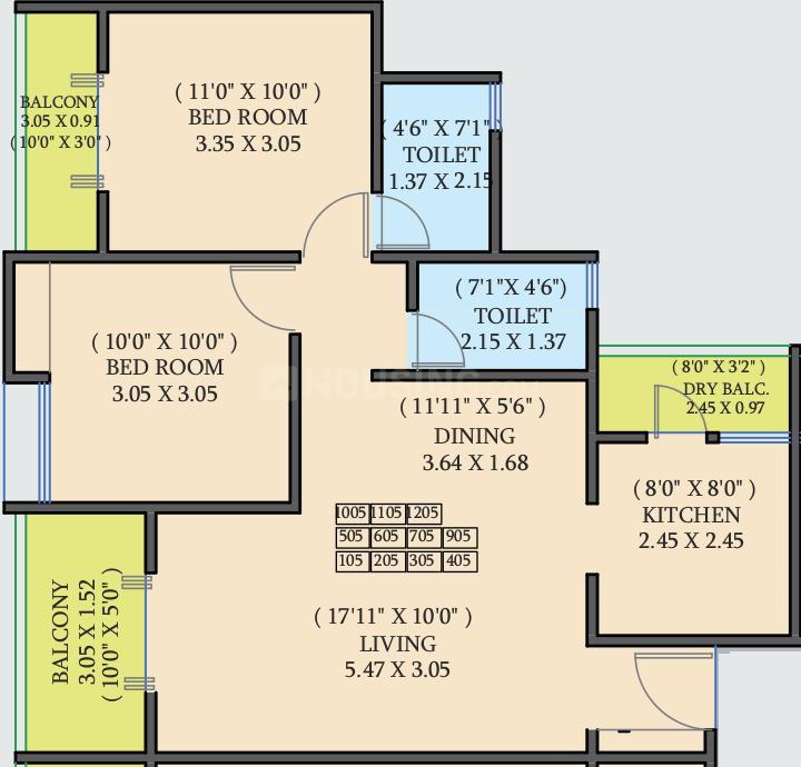 2 BHK Apartment