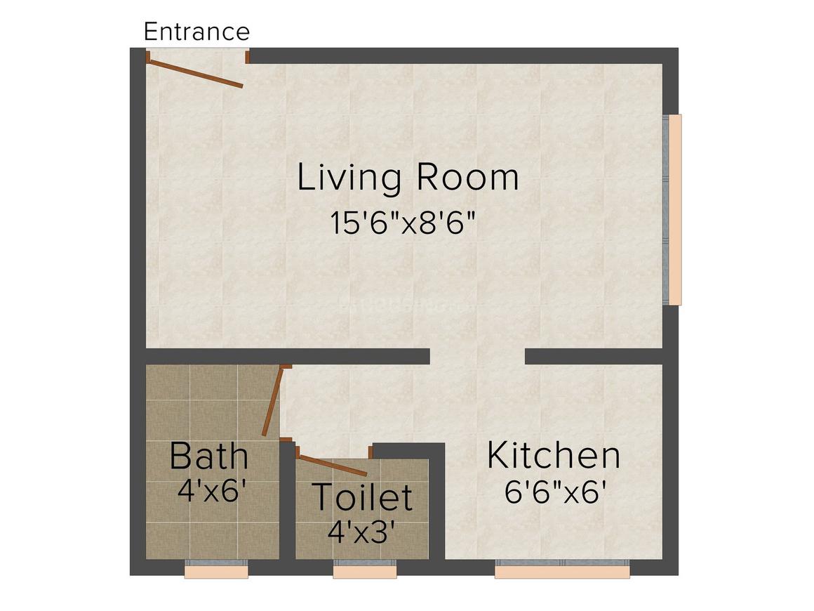 1 RK Apartment