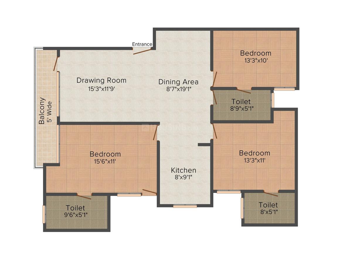 3 BHK Independent Floor