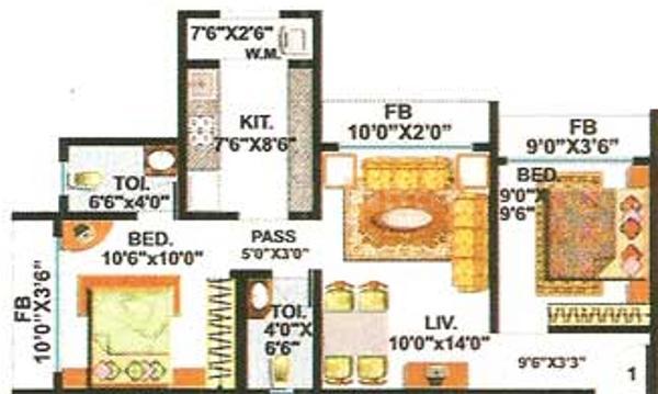 2 BHK Apartment