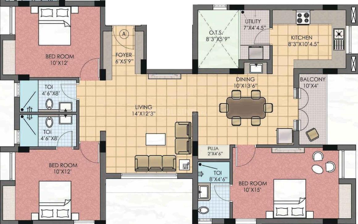 3 BHK Apartment