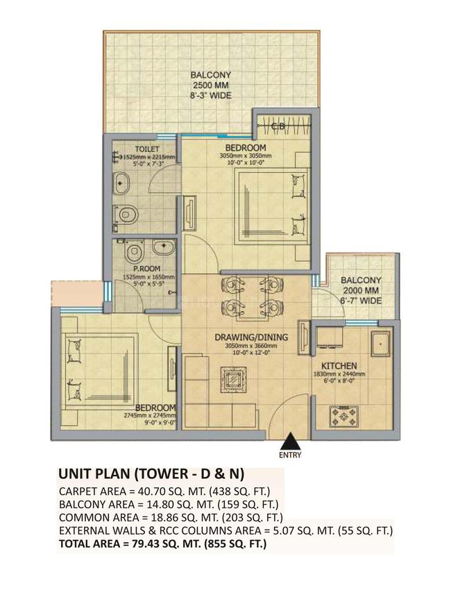 2 BHK Apartment