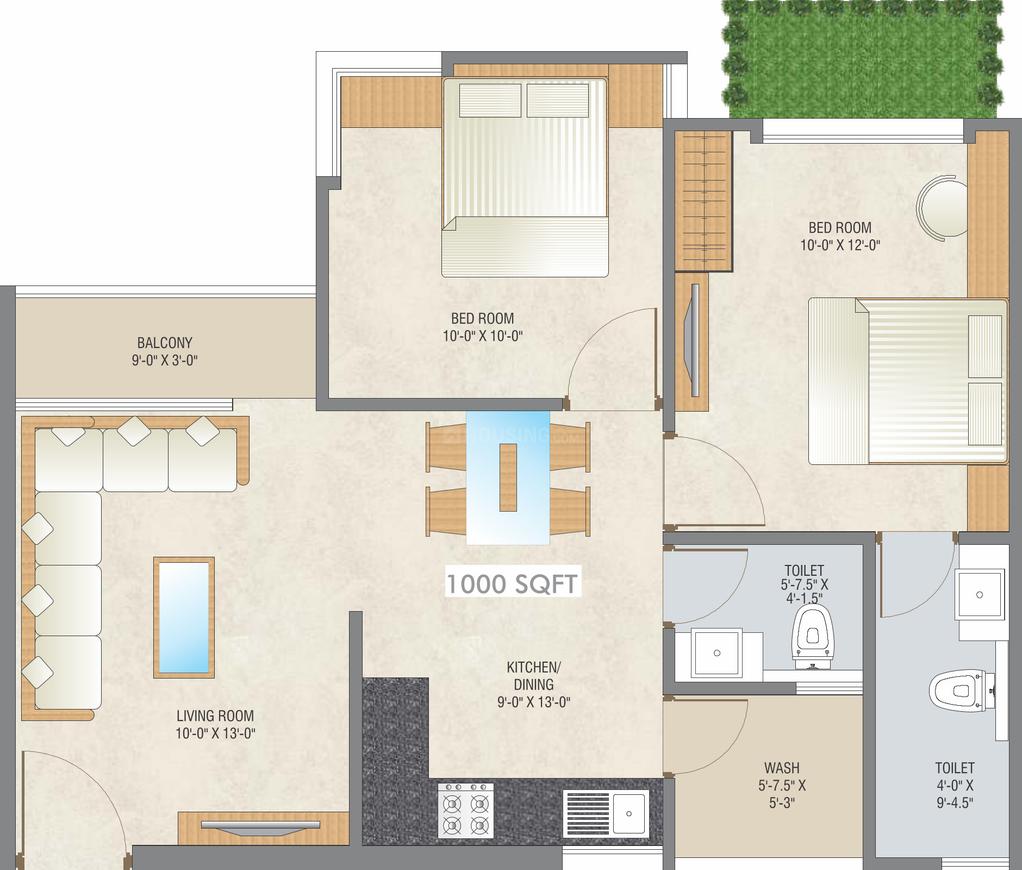 2 BHK Apartment