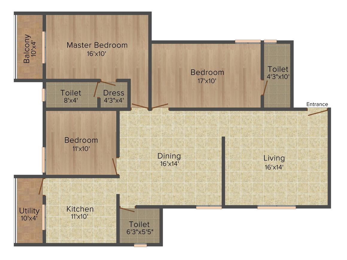 3 BHK Independent Floor