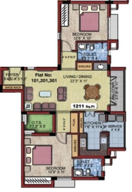 2 BHK Apartment