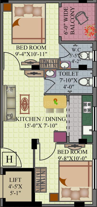 2 BHK Apartment