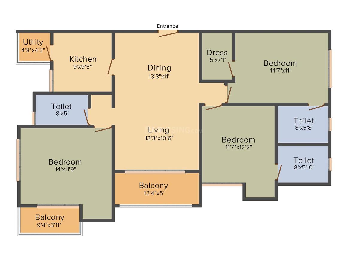 3 BHK Apartment