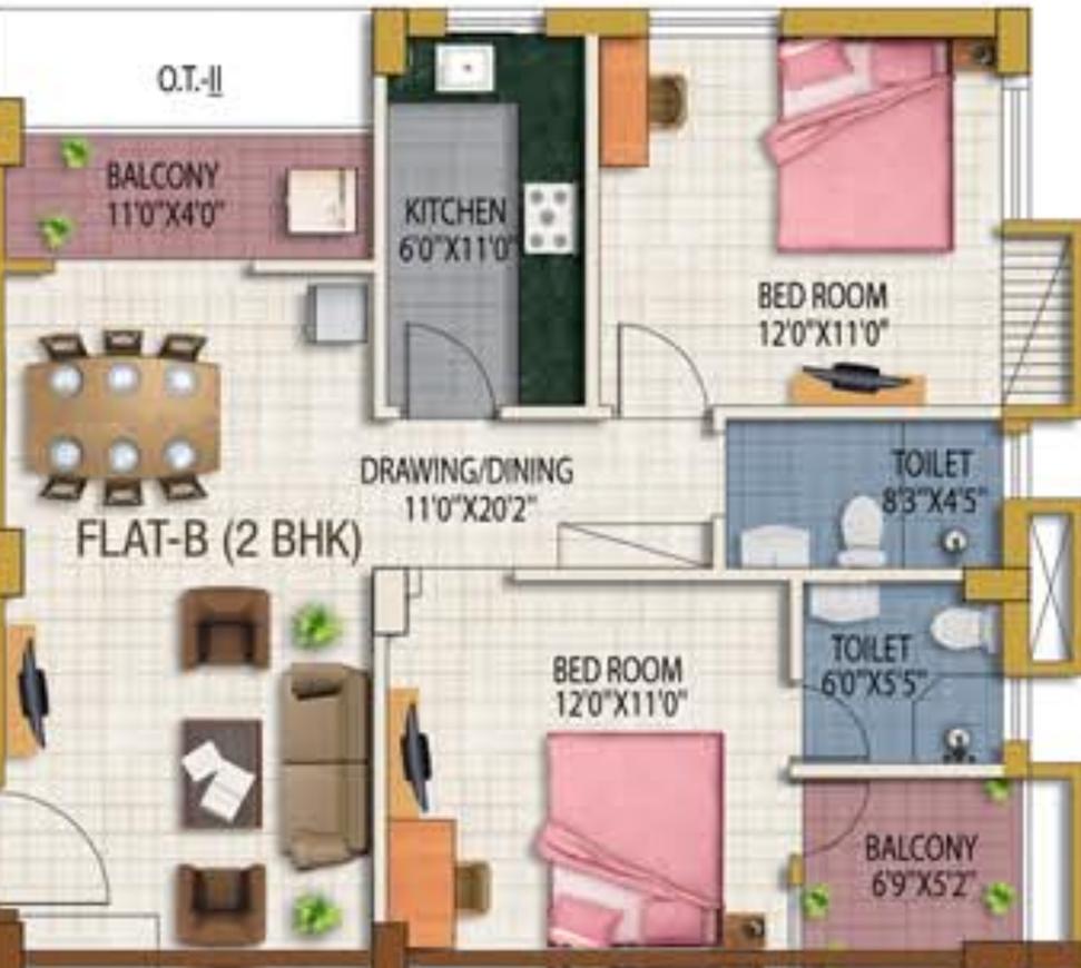 2 BHK Apartment