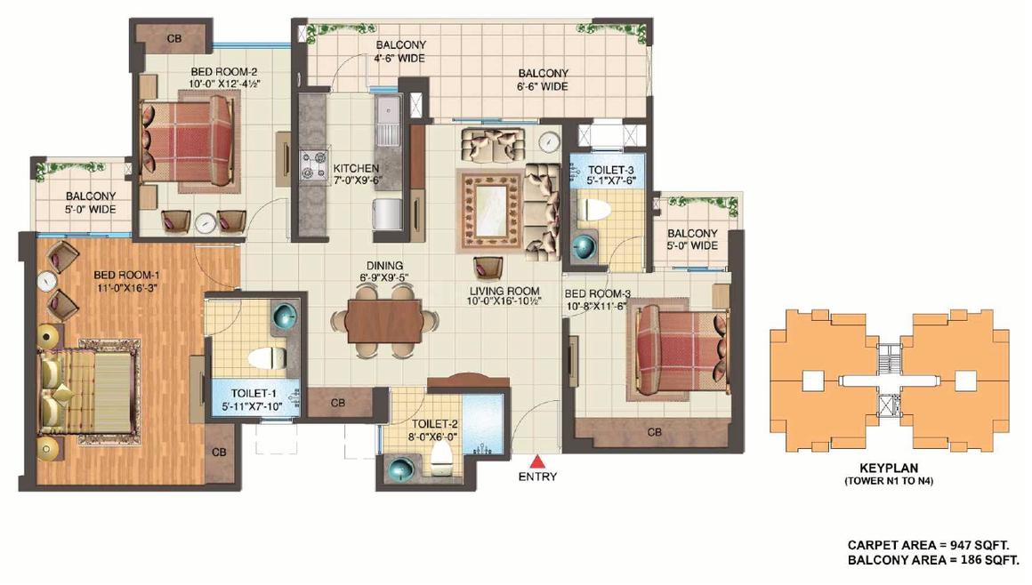 Nimbus The Express Park View II Low Rise Apartments - Image 16